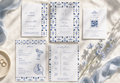 Indigo Folk — Mediterranean Wedding Invitation Suite